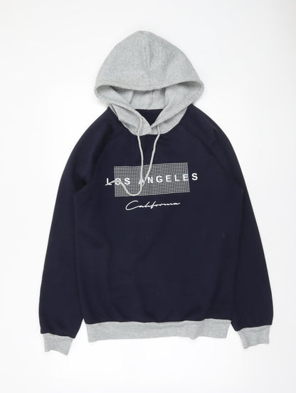 Mens UK Size S SheIn Blue Pullover Hoodie