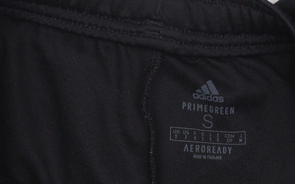 Adidas Men's Black Small Jogger Trousers with Ankle Zips