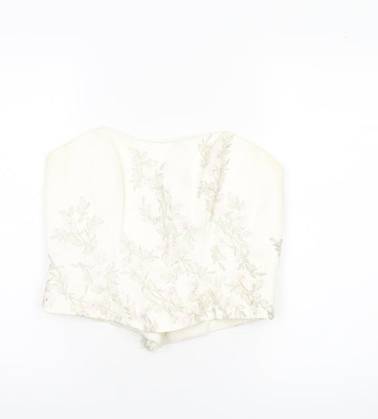 Womens UK Size 10 Pronuptia Paris Ivory Camisole Blouse