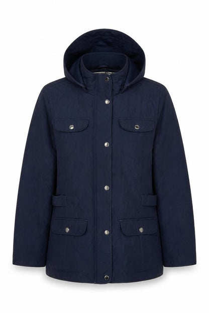Womens UK Size XL Four Seasons London Blue Quilted Coat