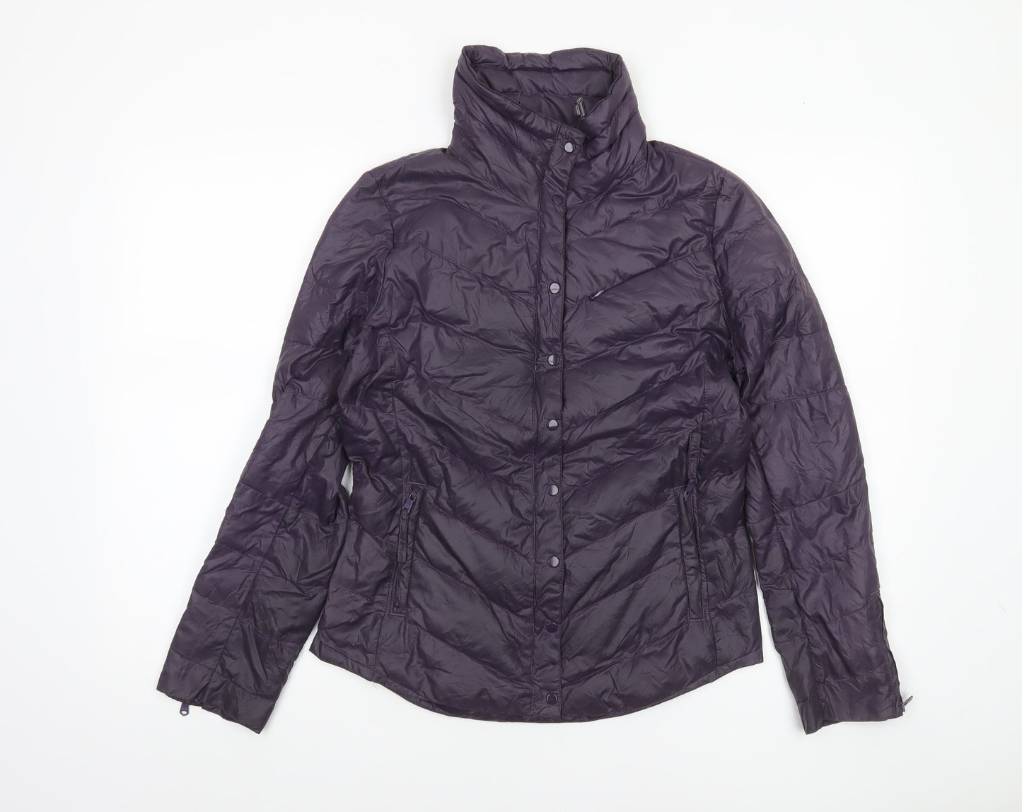Womens UK Size XS Gap Purple Puffer Jacket