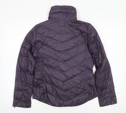 Womens UK Size XS Gap Purple Puffer Jacket