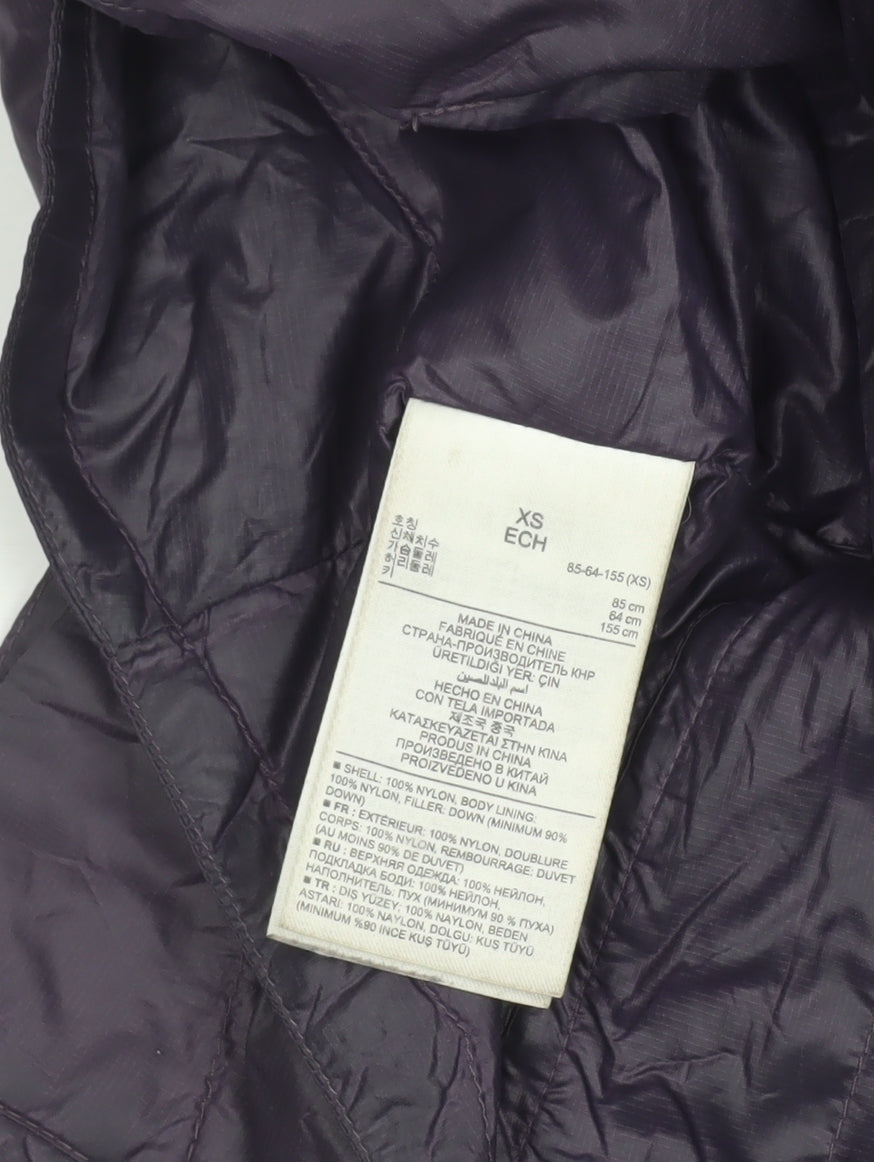 Womens UK Size XS Gap Purple Puffer Jacket