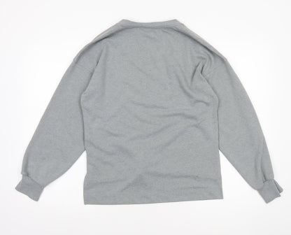 Nike Yoga Women's Grey XS Pullover Crew Neck Sweatshirt