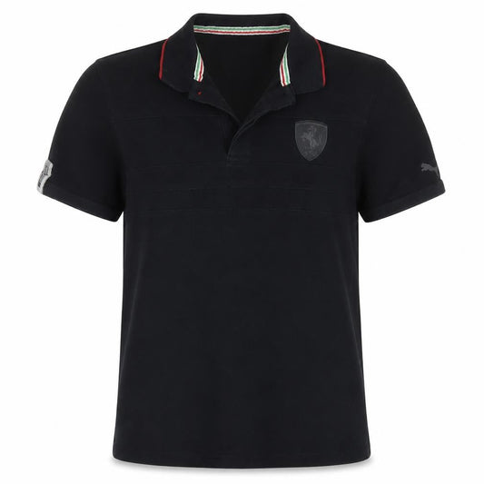 Womens UK Size L PUMA Black Basic Polo