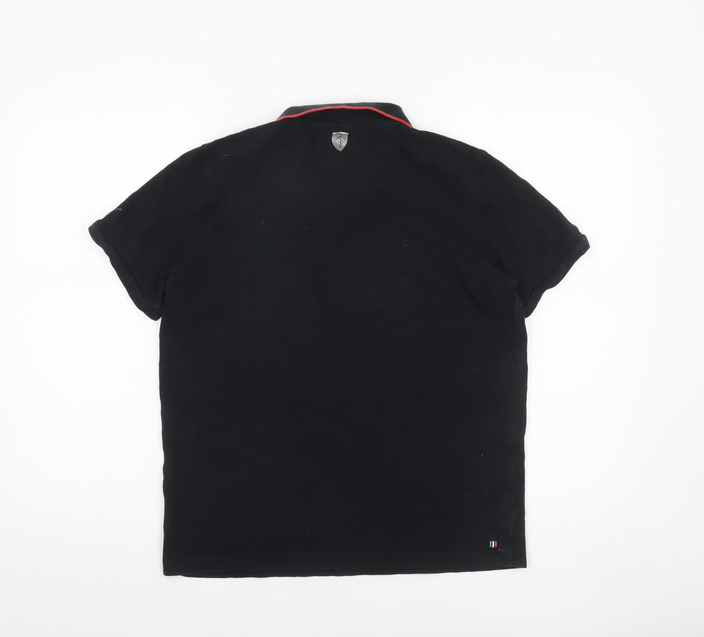 Womens UK Size L PUMA Black Basic Polo