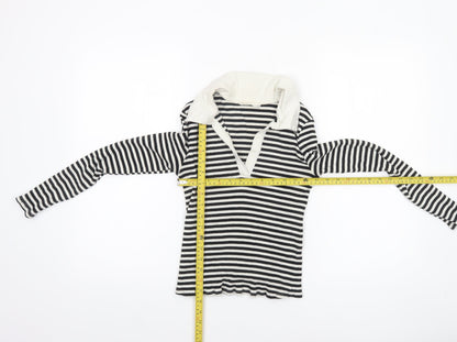 Womens UK Size M MNG Black Basic Button-Up
