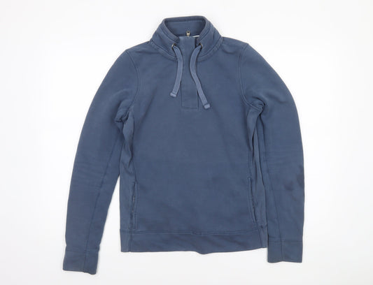 Womens UK Size 8 Fat Face Blue Pullover Sweatshirt