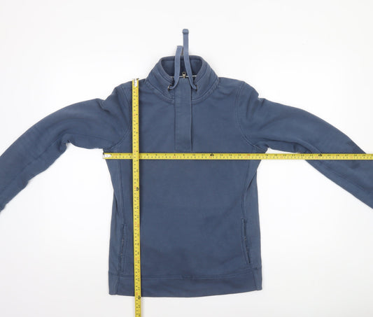 Womens UK Size 8 Fat Face Blue Pullover Sweatshirt