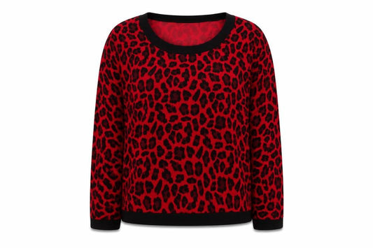 Womens UK Size M Precis Red Pullover Jumper