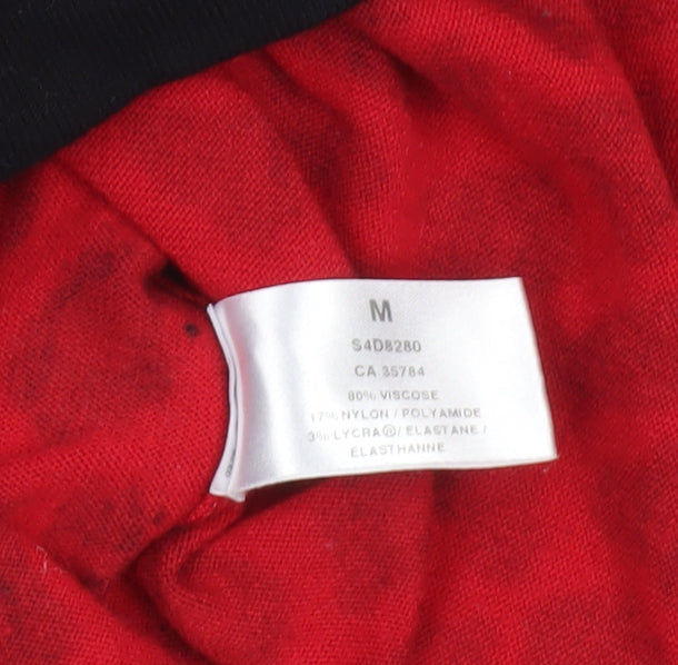 Womens UK Size M Precis Red Pullover Jumper
