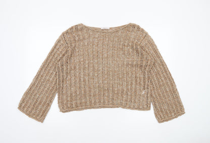 Womens UK Size 14 TU Beige Pullover Jumper