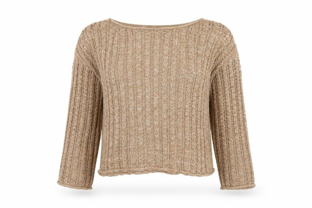 Womens UK Size 14 TU Beige Pullover Jumper