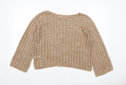 Womens UK Size 14 TU Beige Pullover Jumper