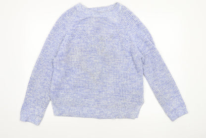 Womens UK Size M Marks and Spencer Blue Pullover Jumper