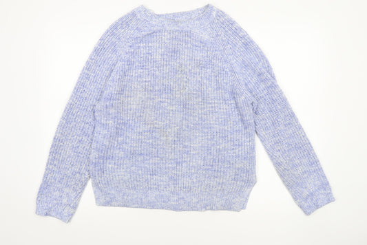 Womens UK Size M Marks and Spencer Blue Pullover Jumper