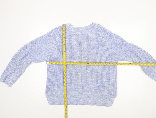 Womens UK Size M Marks and Spencer Blue Pullover Jumper