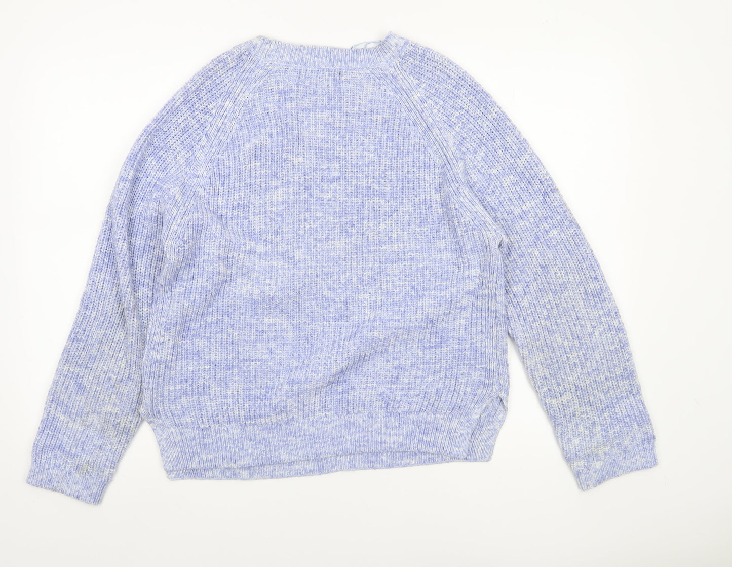 Womens UK Size M Marks and Spencer Blue Pullover Jumper