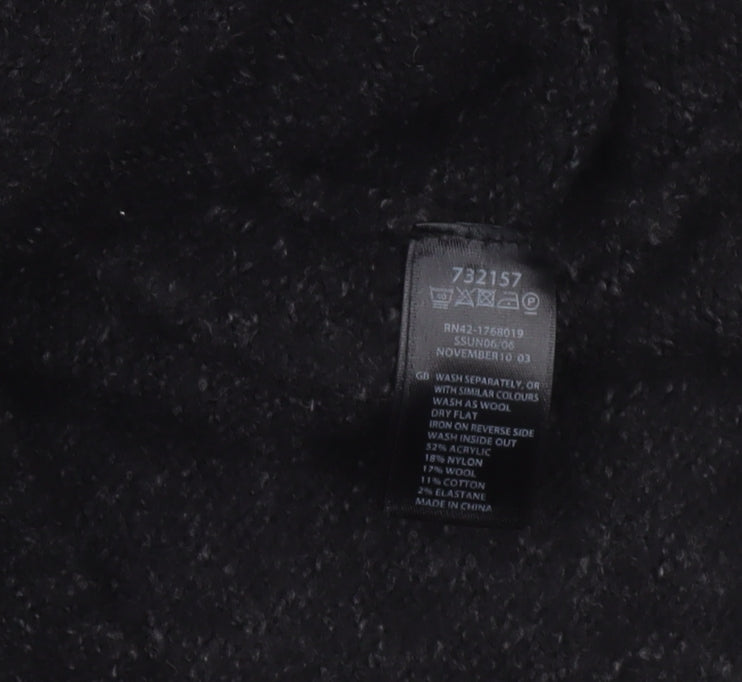 Womens UK Size M Monsoon Black Tunic Jumper