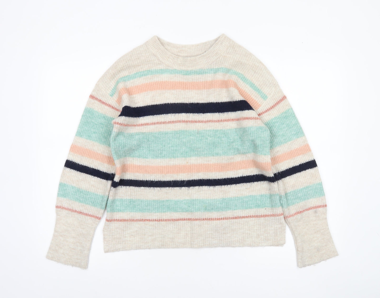 Womens UK Size S Oasis Multicoloured Pullover Jumper