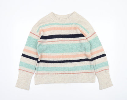 Womens UK Size S Oasis Multicoloured Pullover Jumper
