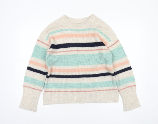 Womens UK Size S Oasis Multicoloured Pullover Jumper