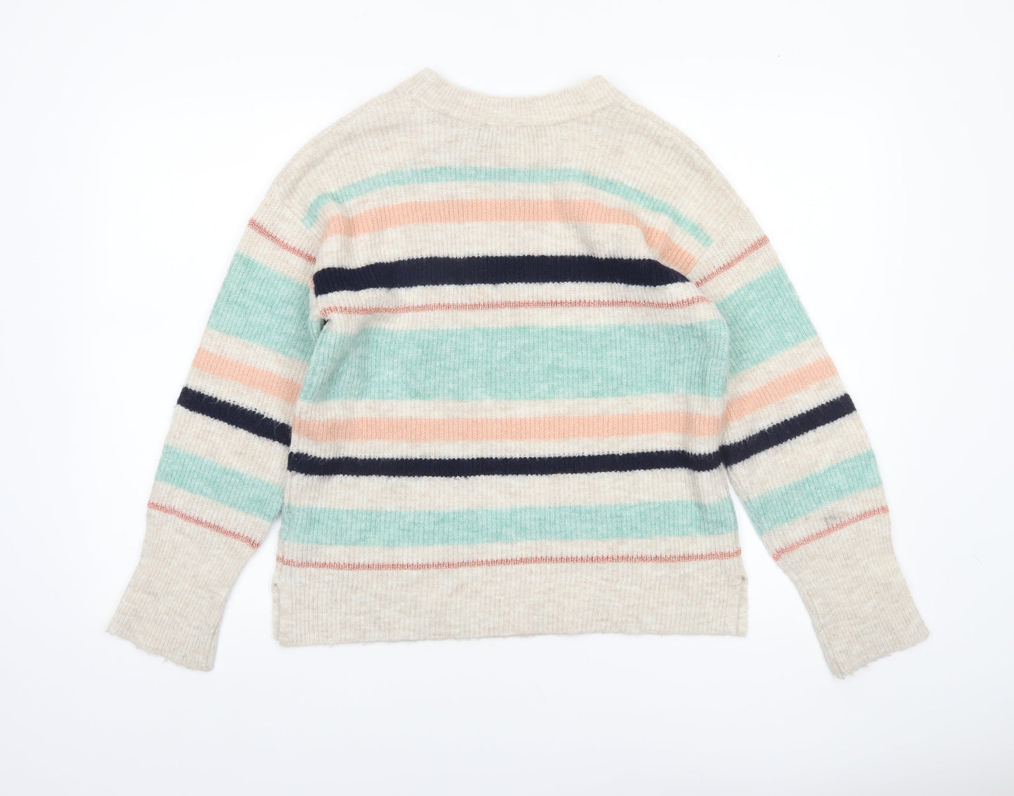 Womens UK Size S Oasis Multicoloured Pullover Jumper