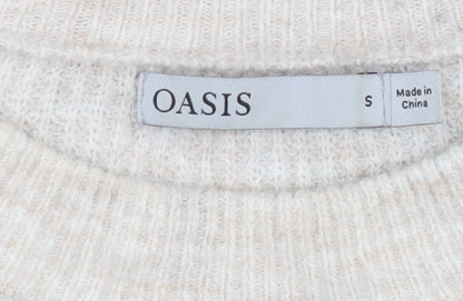 Womens UK Size S Oasis Multicoloured Pullover Jumper
