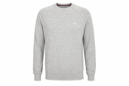 Mens UK Size XS Fred Perry Grey Pullover Jumper