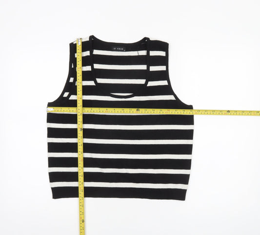 Womens UK Size 18 Et Vous Black Basic Tank