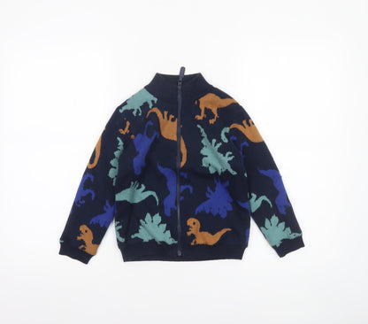 Boys UK Size 5 Years Du Pareil au Même Blue Cardigan Jumper