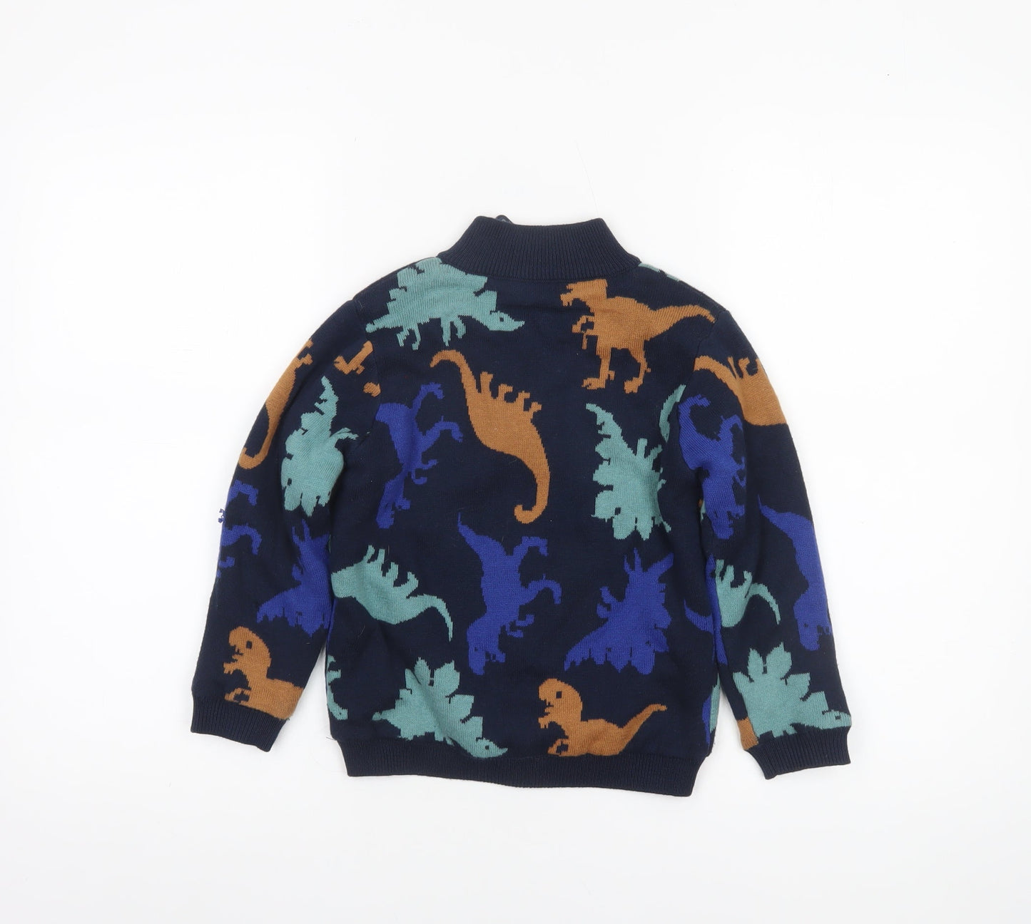 Boys UK Size 5 Years Du Pareil au Même Blue Cardigan Jumper