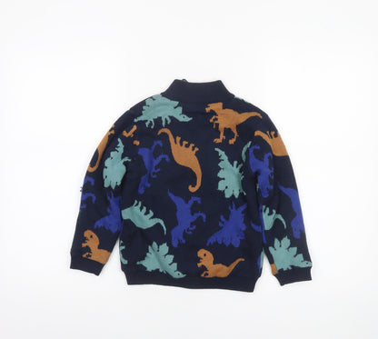 Boys UK Size 5 Years Du Pareil au Même Blue Cardigan Jumper