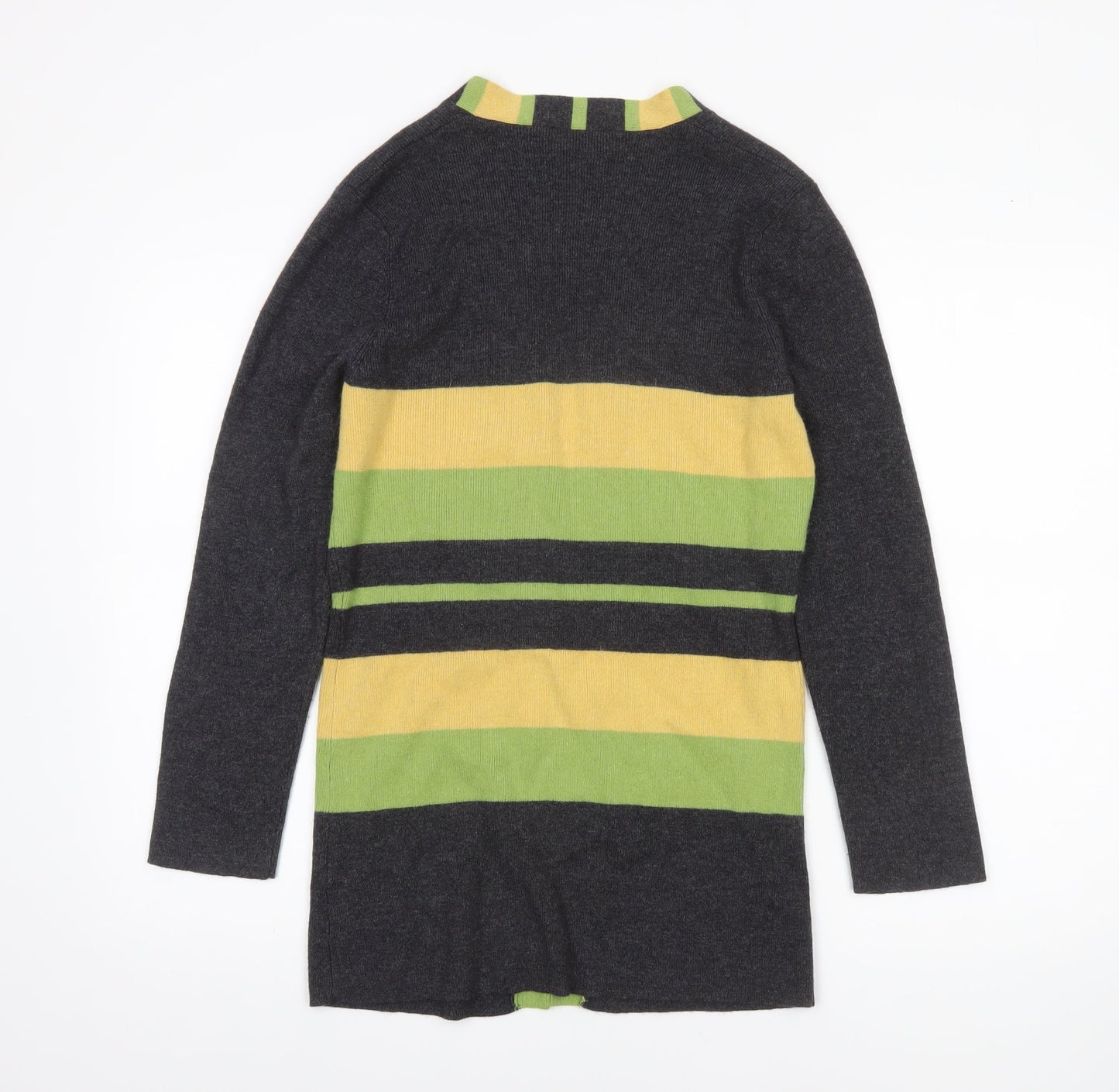 ALEX & Co. Women's Multicoloured Striped Knit Cardigan UK 10