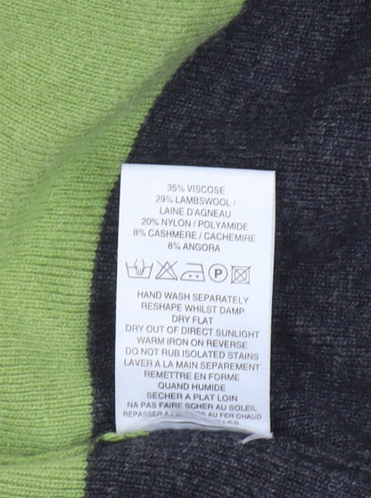 ALEX & Co. Women's Multicoloured Striped Knit Cardigan UK 10