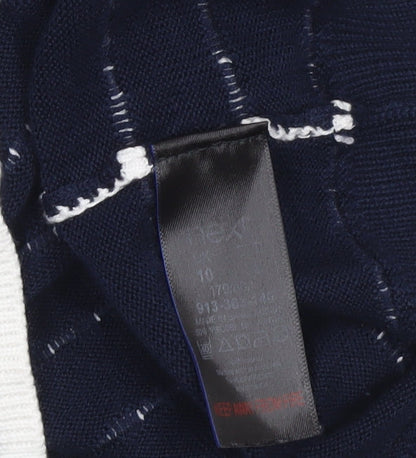 Womens UK Size 10 NEXT Blue Pullover Jumper