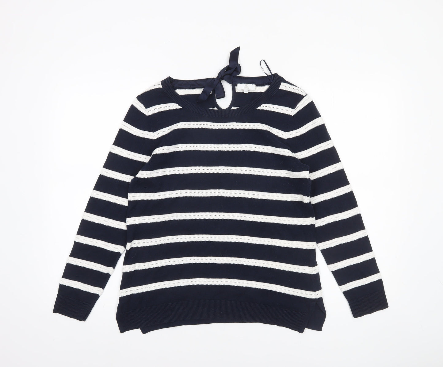 Womens UK Size M CC Blue Pullover Jumper