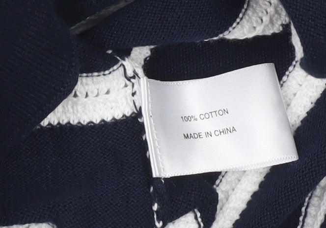 Womens UK Size M CC Blue Pullover Jumper