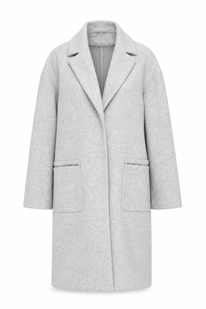Womens UK Size 6 NEXT Grey Overcoat