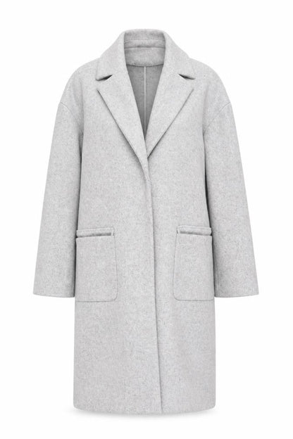Womens UK Size 6 NEXT Grey Overcoat