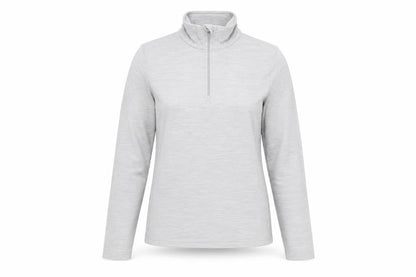 Mountain Warehouse Womens Grey Size 8 Long Sleeve 1/4 Zip Fleece Top