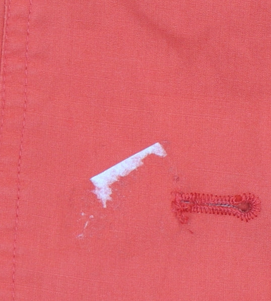 House of Fraser Women Red Cotton Basic Jacket Size 12