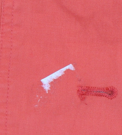 House of Fraser Women Red Cotton Basic Jacket Size 12