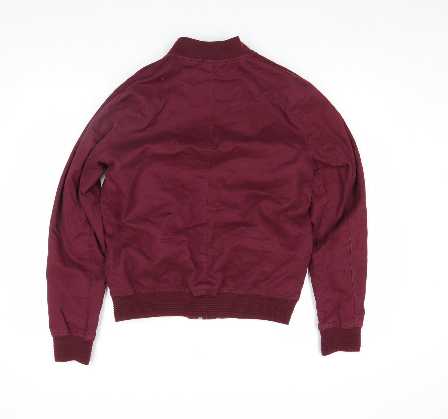 Mens UK Size S Topman Red Bomber Jacket