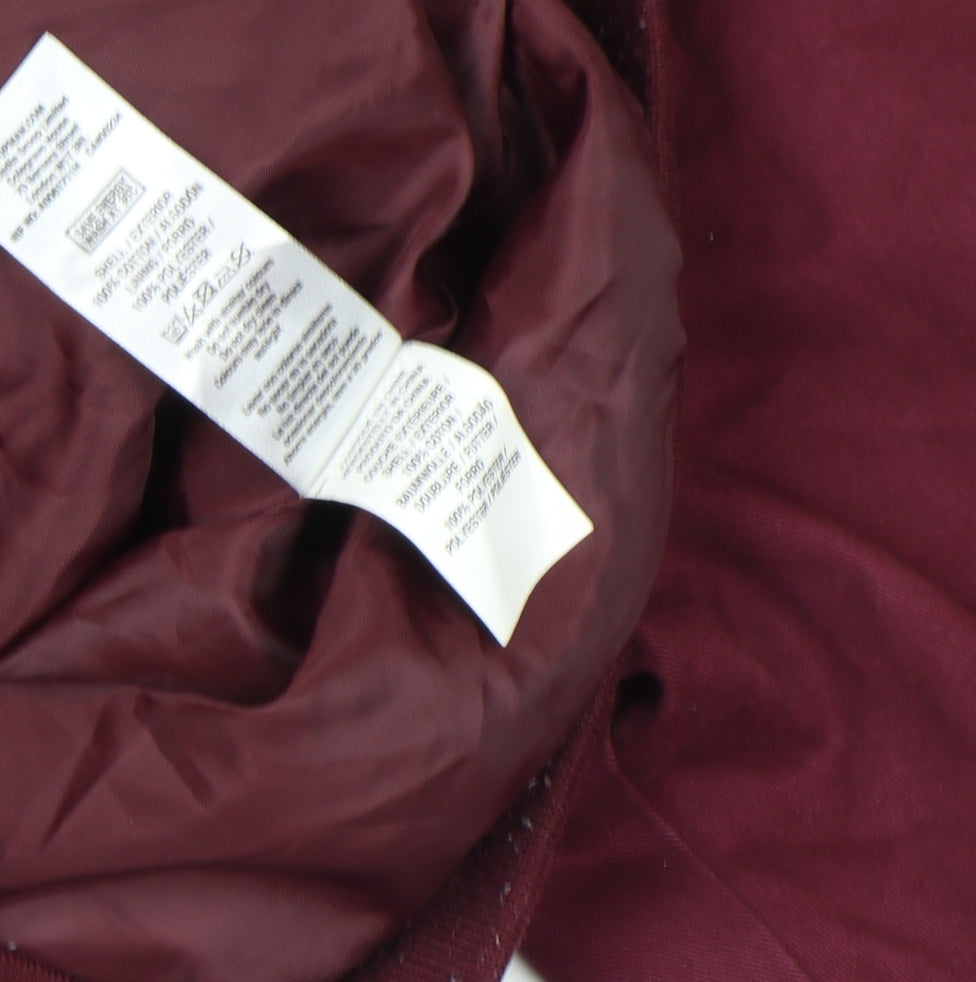 Mens UK Size S Topman Red Bomber Jacket