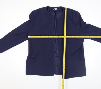 Klass Collection Women's Navy Blue Suit Jacket Size 18 Regular Lined