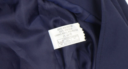 Klass Collection Women's Navy Blue Suit Jacket Size 18 Regular Lined