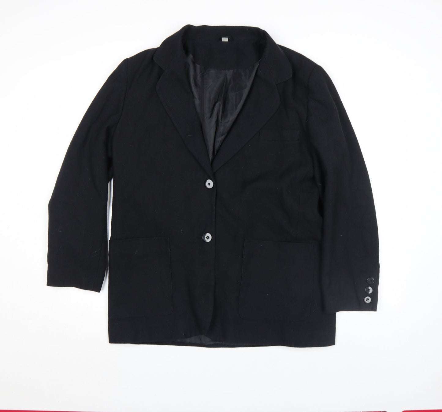 Womens UK Size 14  Black Basic Jacket