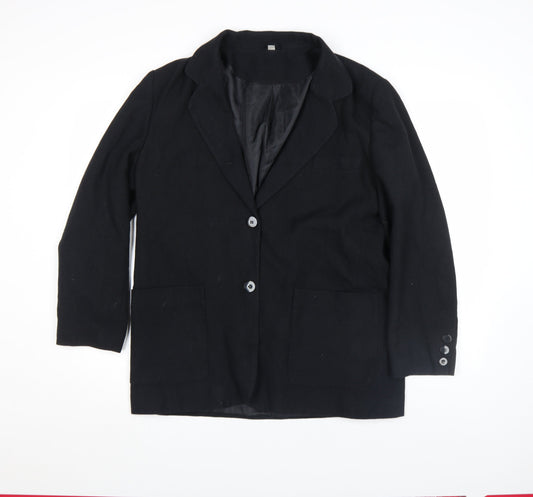 Womens UK Size 14  Black Basic Jacket