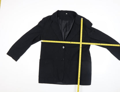 Womens UK Size 14  Black Basic Jacket